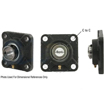 Aftermarket 4 Bolt Flanged w Set Screws A-SAFNR58R-I-AI